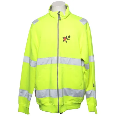 Reflective jacket (Yellow, Gray) from Fristads Kansas Cotton, Polyester