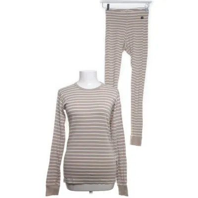 Pyjama (Beige, Wit) van Polarn O. Pyret Katoen