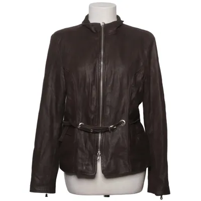 Leren jack (Bruin) van Moda & Moda