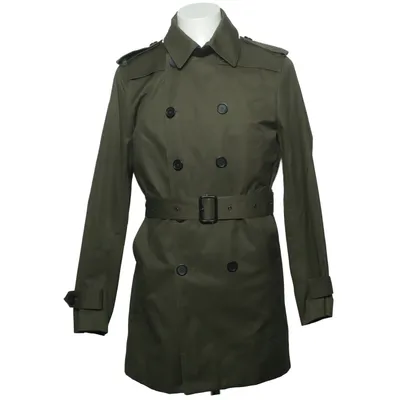 Trenchcoat (Grøn) fra Sandro Bomuld, Polyester