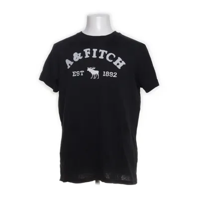 T-shirt (Black, White) from Abercrombie & Fitch Cotton