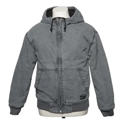 Gevoerde spijkerjas (Grijs) van FSBN Katoen, Polyester
