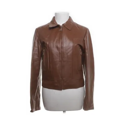 Läderjacka (Brun) från Ragazza Collection Skinn, Polyester