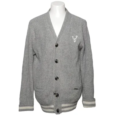 Cardigan (Gris) de Fabilion Polyester, Laine