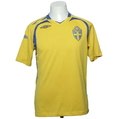 Voetbalshirt (Geel, Blauw) van Umbro Katoen, Polyester