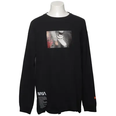 Long sleeve T-shirt (Black) from Heron Preston Cotton, Polyester