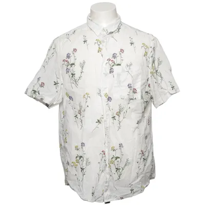 Chemise à manches courtes (Blanc, Multicolore) de H&M Coton