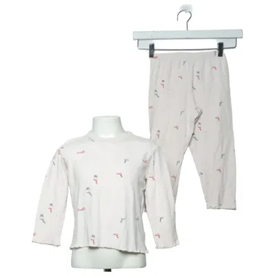 Pajamas (White, Multicolored) from The Little White Company Elastane, Organic cotton