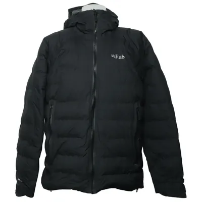 Donsjack (Zwart) van Rab Dons, Veer, Polyamide