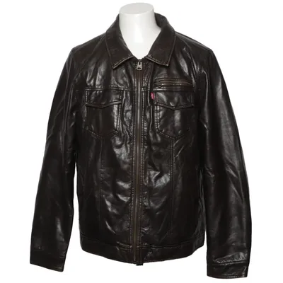 Shearling Jacke (Braun) von Levi Strauss & Co Polyester, Polyurethan, Viskose
