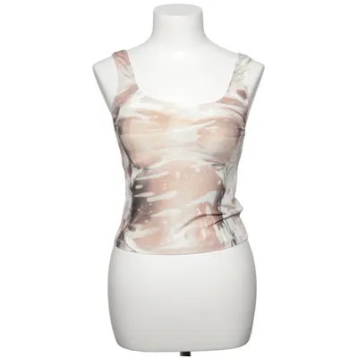 Tank Top (Beige, Brown, White) from Jaded London Elastane, Polyester