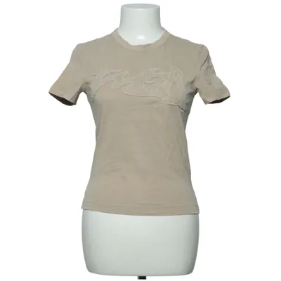T-shirt (Beige) fra Weekday Bomuld