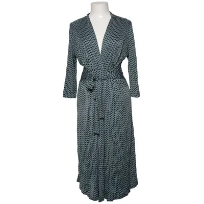 Robe (Vert, Noir) de Tone Barker Silk Soie, Viscose