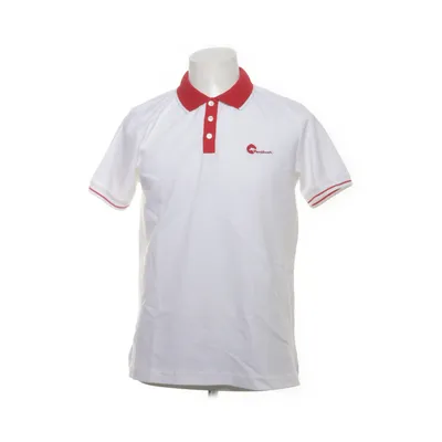 Pikétröja (Vit, Röd) från Castellani Bomull, Elastan