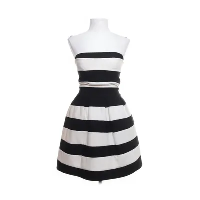 Cocktailjurk (Wit, Zwart) van Miss-One Elastaan, Polyester