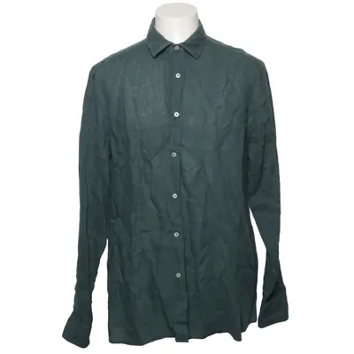 Shirt (Green) from Massimo Dutti Linen