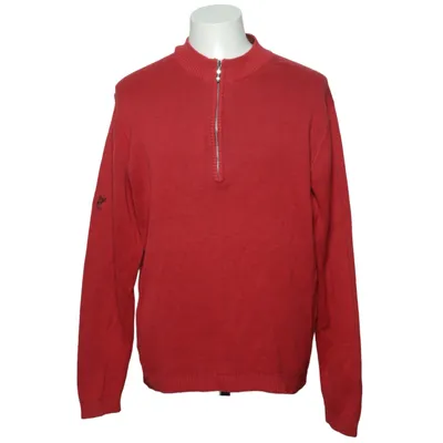 Pull-over (Rouge) de Ashworth Acrylique, Coton