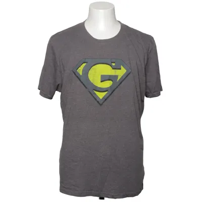T-shirt (Gray, Yellow) from Salvage Recycled cotton, Recycled polyester