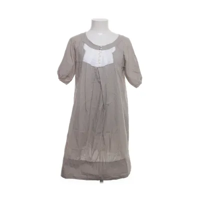Dress (White, Brown) from Xdye