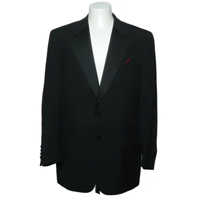 Smoking blazer (Zwart) van Alveare Wol