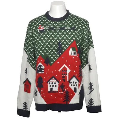 Weihnachtspullover (Xmas Reg Landscape Crew Knit) von Only & Sons Acryl