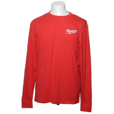 Long sleeve T-shirt (Red) from Milwaukee Cotton