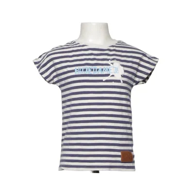 T-shirt (Blauw, Wit) van Martinex Katoen, Elastaan