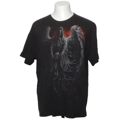 T-shirt (Sort) fra Spiral Bomuld