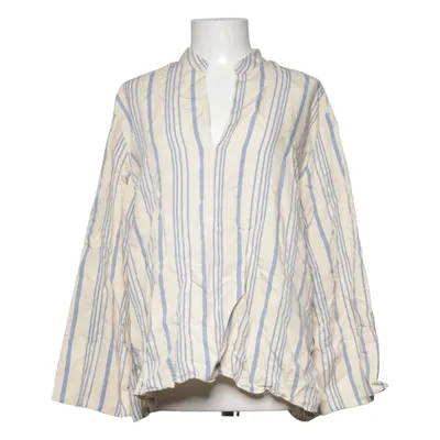 Blus (Beige, Blå) från Zara Polyamid, Viskos