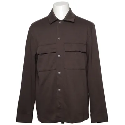 Skjortejakke (Regular Fit) fra H&M Man Bomuld, Polyester, Viscose