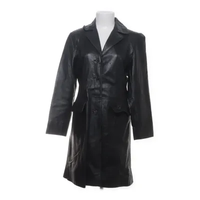 Läderkappa (Svart) från Cappuccini by Desam Skinn, Polyester