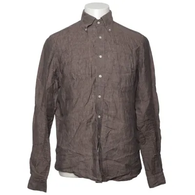 Shirt (Bruin) van Shirtonomy Linnen