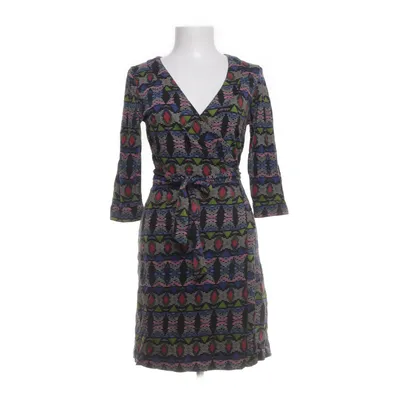 Wrap dress (Black, Multicolored) from Uttam Boutique