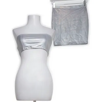 Set (Gray, Multicolored) from Zaful Elastane, Polyester