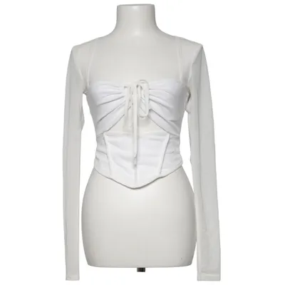 Top (Wit) van PrettyLittleThing Elastaan, Polyester