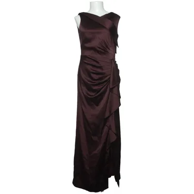 Robe de soirée (Marron) de Collection L. Acétate, Élasthane, Polyester, Viscose, Laine