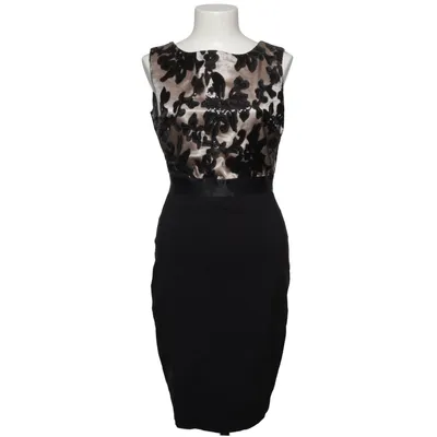 Cocktailkleid (Schwarz, Beige) von KDK London Elasthan, Nylon, Polyester, Viskose