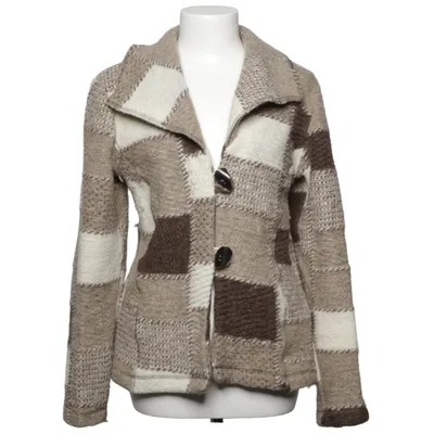 Cardigan (Beige, Brown, White) from Jórli Acrylic, Polyester, Wool