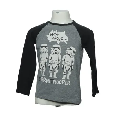 Baseballtröja (Grå, Svart, Vit) från Star Wars Bomull, Polyester