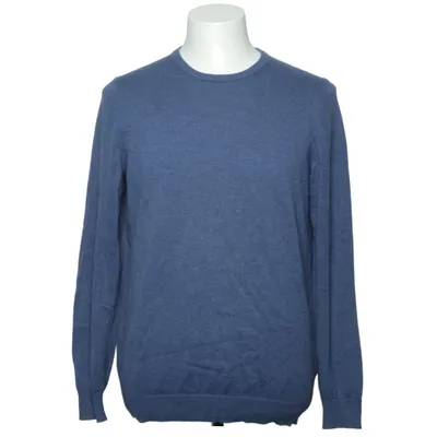 Sweater (Blue) from Alan Paine Cashmere, Cotton