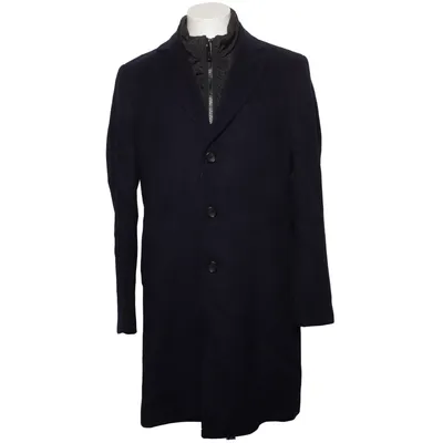 Jas (Blauw) van Wool Cashmere Kasjmier, Polyester, Viscose, Wol