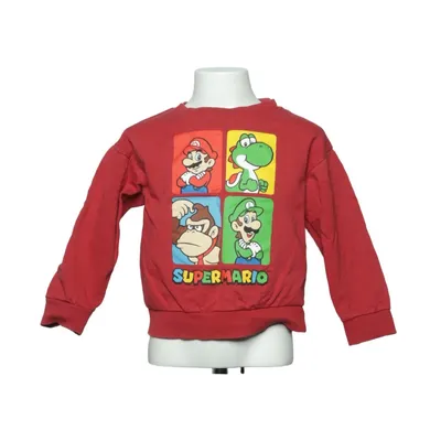 Sweatshirt (Rouge, Multicolore) de Super Mario Coton