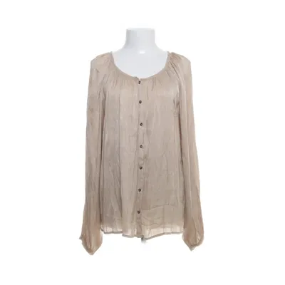 Blouse (Beige) from Me369 Elastane, Silk, Viscose