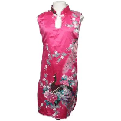 Cheongsam (Pink, Multicolored)