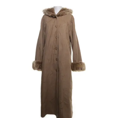Shearling jas (Beige)