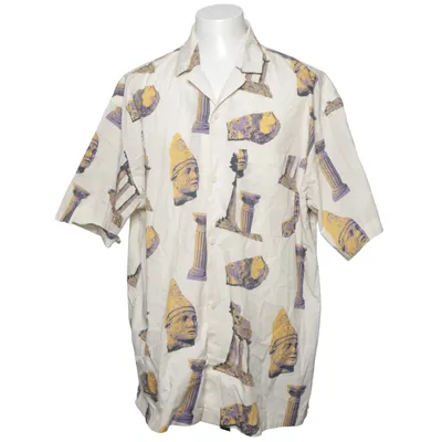 Korte mouwen shirt (Meerkleurig, Wit) van H&M Katoen