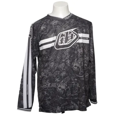 Practice jersey (Black, White) from Troy Lee Designs Polyester