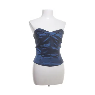 Corset (Blue) from Joy Acetate, Polyester