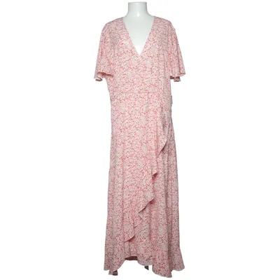 Omlottklänning (Röd, Vit) från Shein Curve Polyester
