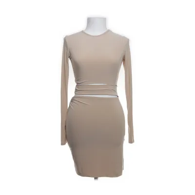 Jurk (Beige) van PrettyLittleThing Elastaan, Polyester